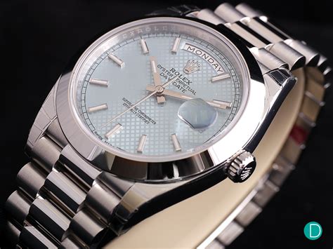 platinum rolex day date ii|platinum day date 40 price.